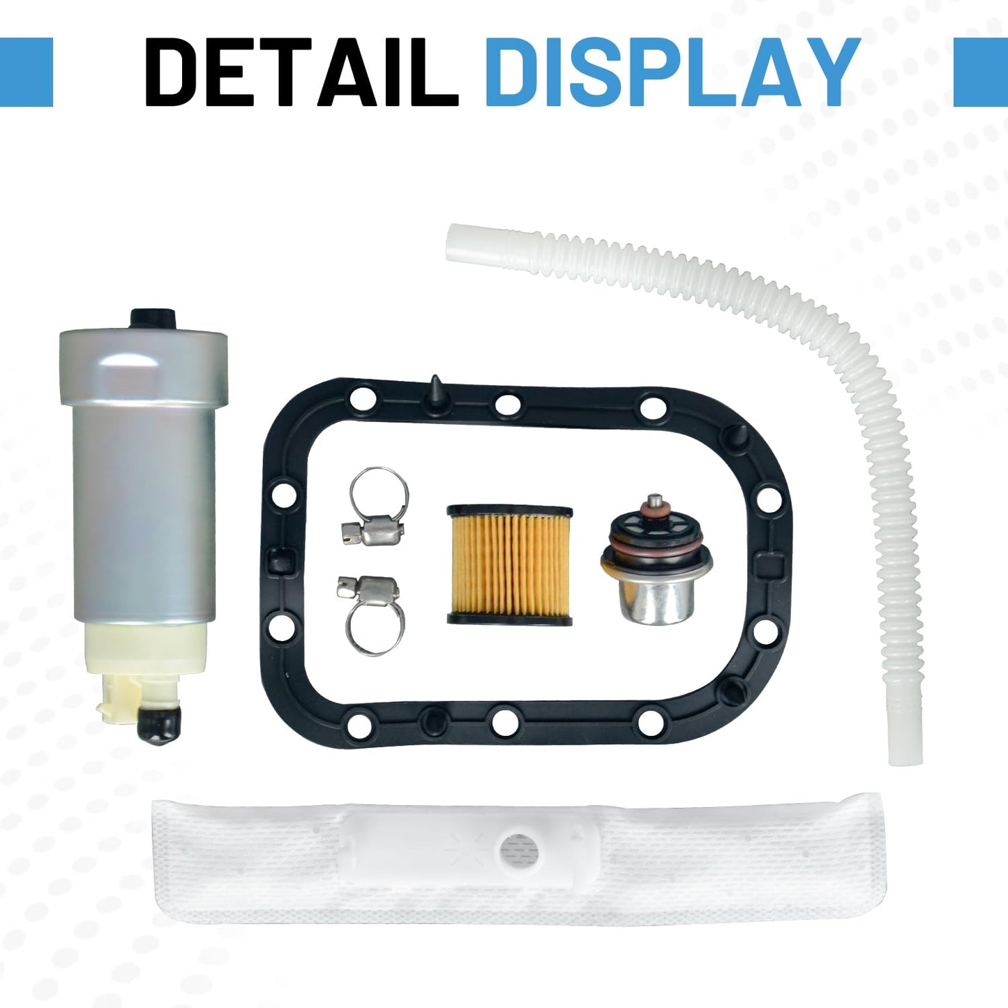 Upgraded Fuel Pump Compatible with Harley Davidson 08-17 Softail Heritage Fatboy Blackline Deluxe