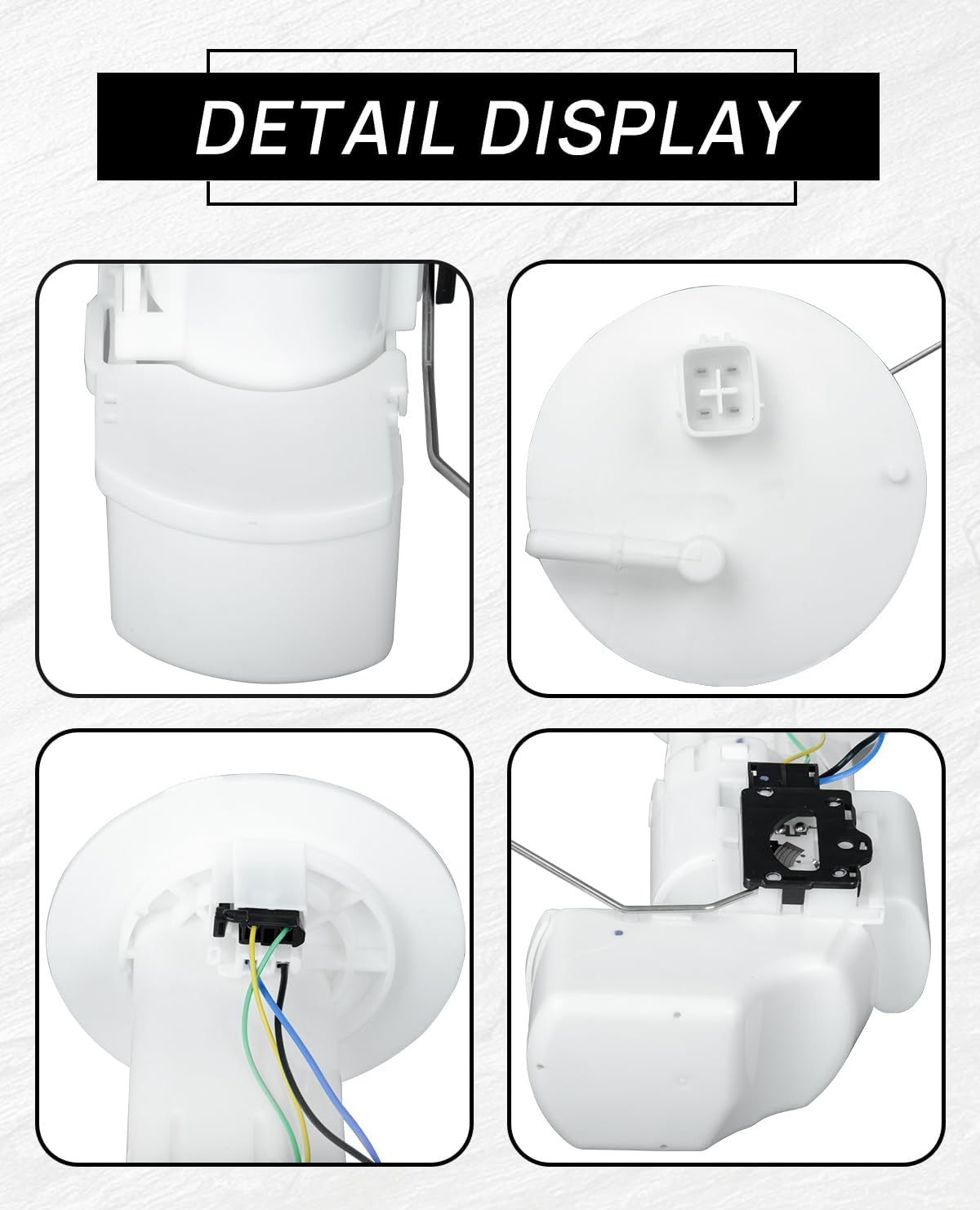 49040-0718 Upgraded Fuel Pump Module Assembly Compatible with 2009-2020 Kawasaki Mule 4000 4010 Mule SX TERYX 750 KRF750 Replace 49040-0719 49040-0733 49040-0041 49019-0013 49040-0716