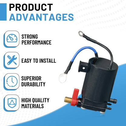 Fuel Primer Choke Solenoid Compatible With Johnson For OMC For Evinrude With Installation accessories OE 5007356 5828665 397909