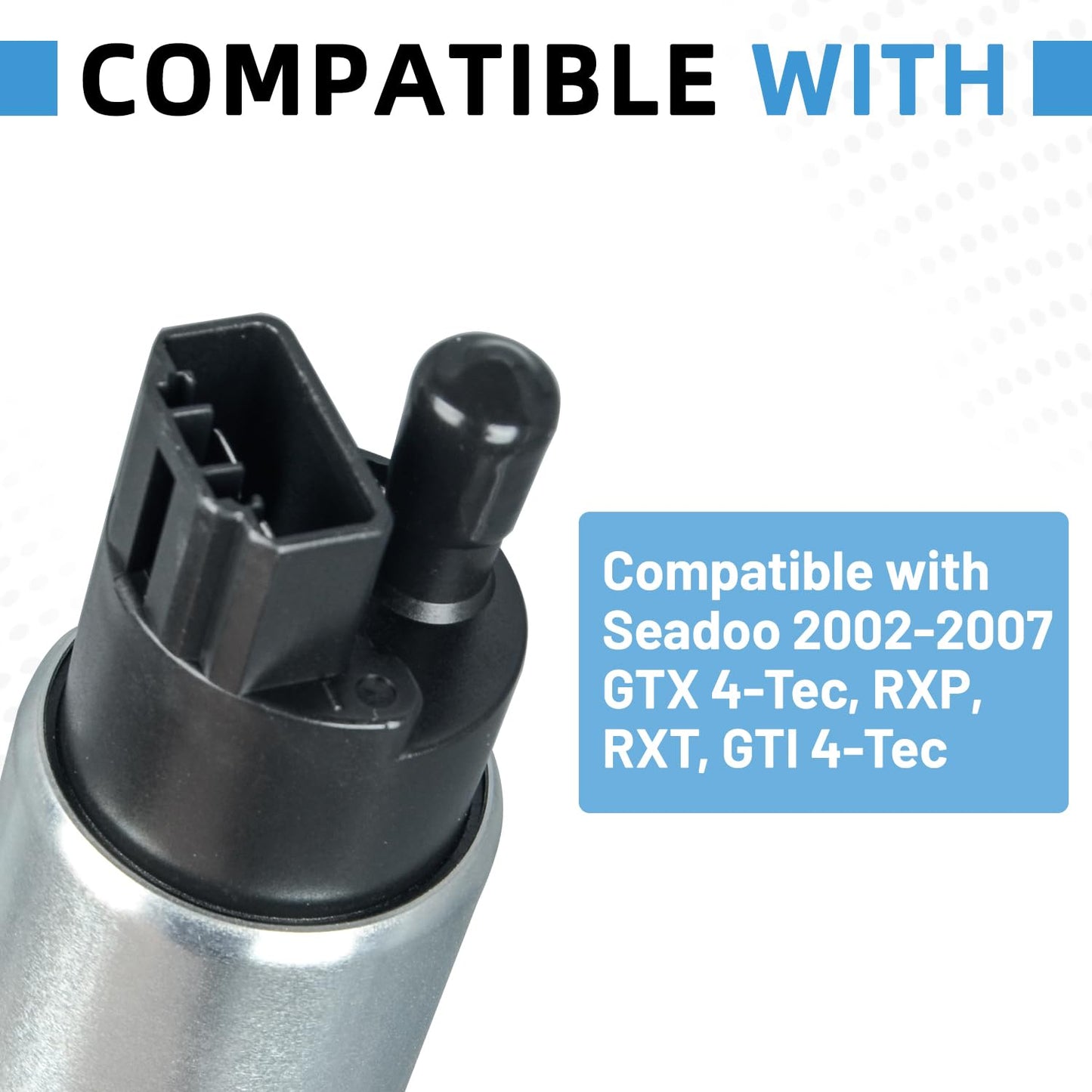 Upgraded Fuel Pump Compatible with Seadoo 2002-2007 GTX 4-Tec RXP RXT GTI 4-Tec
