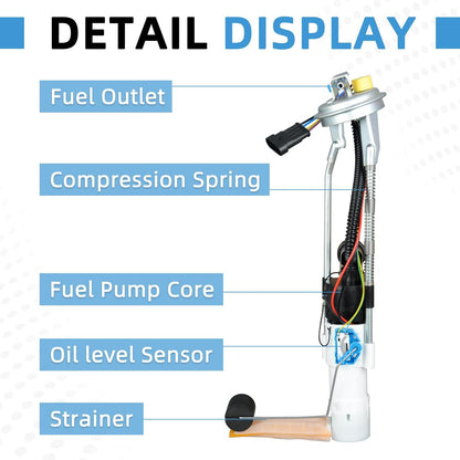 709000758 Upgraded Fuel Pump Assembly Compatible with Can-Am Renegade 500 800 1000 ATV 2014-2021, Outlander 650 800 1000 ATV 2012-2021 Replaces# 709000287