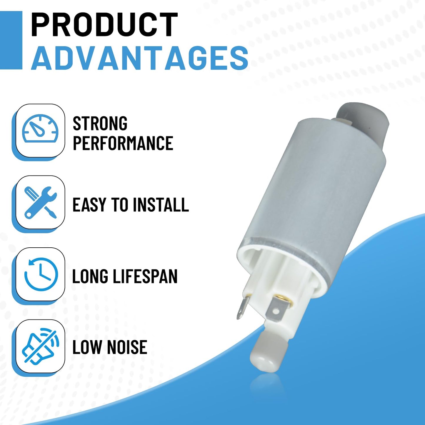 AM115629 M146377 AUC20731 AM136613 UC14408 Upgraded Fuel Pump Compatible with John Deere 425 445 455 X465 X475 Lawn and Garden Tractor
