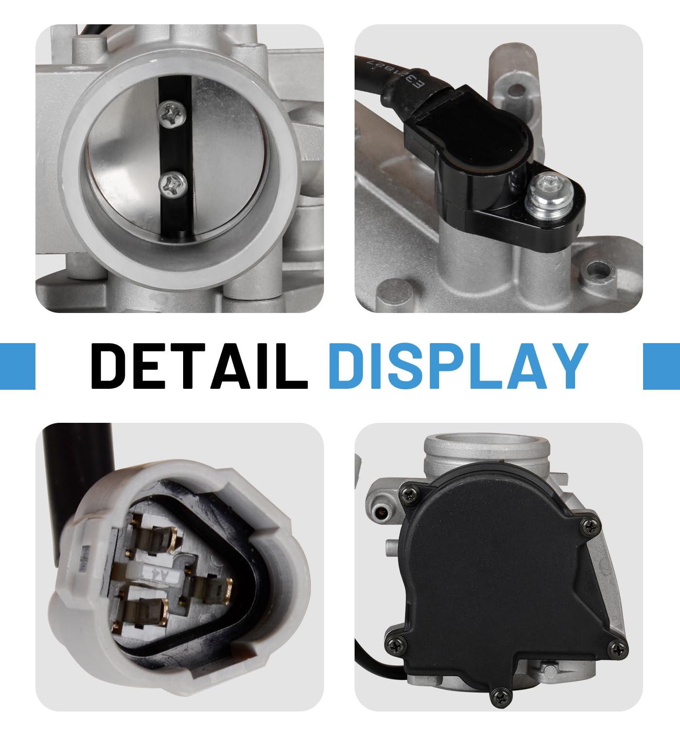 2203925 Throttle Body Assembly Compatible With 2006-2009 Polaris Ranger 700 XP Crew 4x4 6x6 Models Replaces 1203160