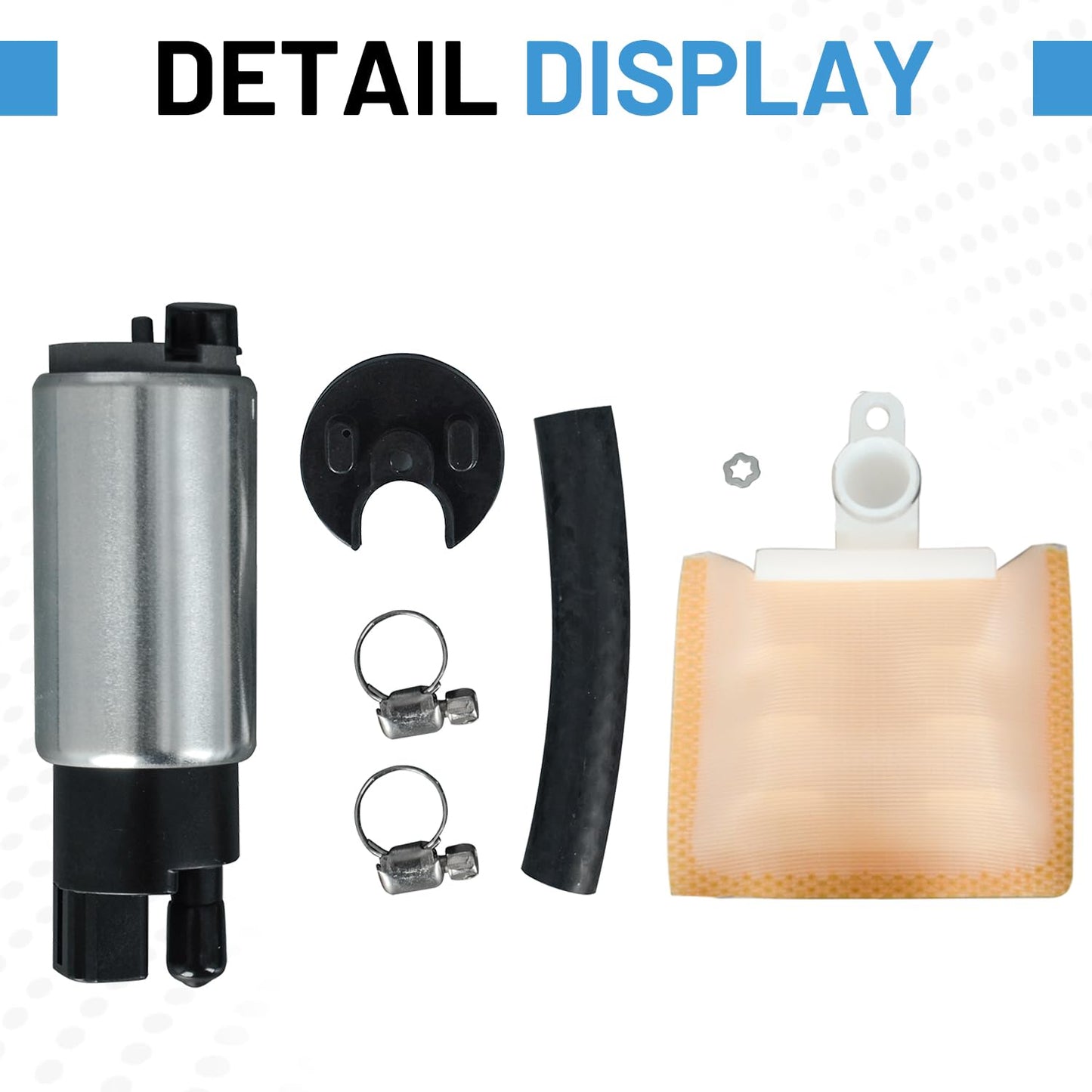 AM117108 Upgraded Fuel Pump Compatible with John Deere 445 Garden Tractor Kawasaki FD620D