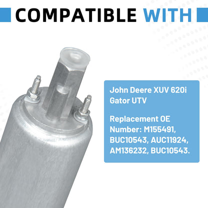M155491 BUC10543 AUC11924 AM136232 BUC10543 Upgraded Fuel Pump Compatible with John Deere XUV 620i Gator UTV