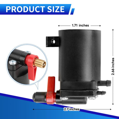 5007356 Upgraded Fuel Primer Choke Solenoid Compatible with Johnson Evinrude, for OMC Replace 434326 397909 582865