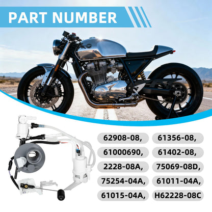 75069-08D 6290808 6135608 Fuel Pump Assembly Compatible with Harley-Davidson Road King FLTRX 2008-2022, Street Glide FLTRX 2008-2022, Road Glide FLTRX 2013-2022, Freewheeler FLRT 2015-2022