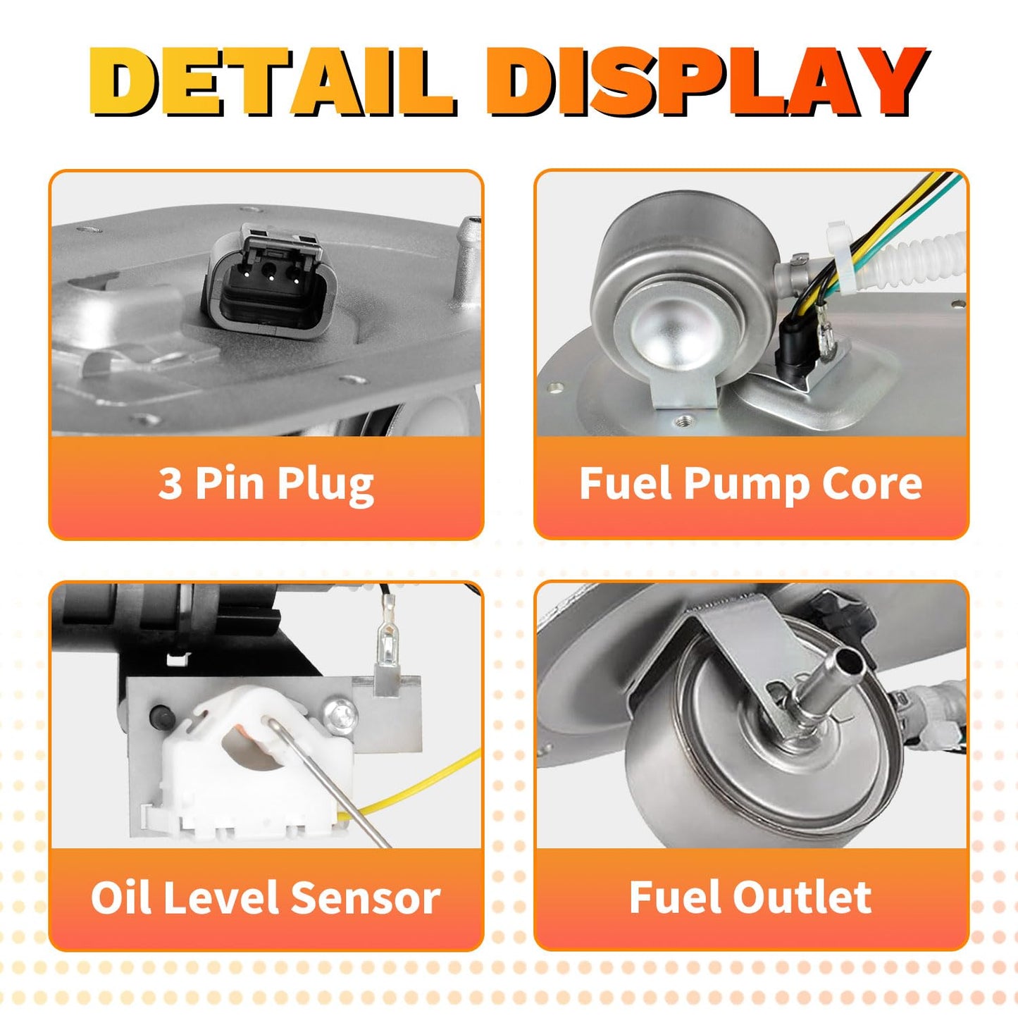 75127-00A Fuel Pump assembly Compatible with EFI Harley Davidson 00-01 Road king