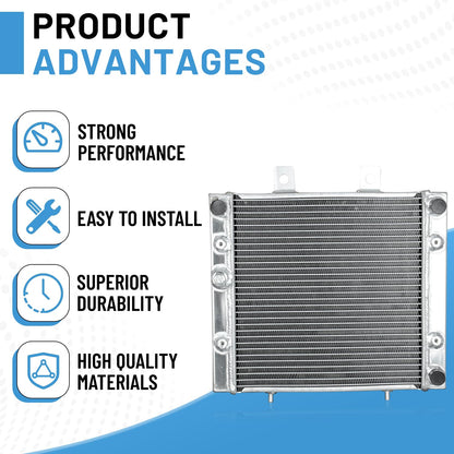 1241477 1240520 1240305 1240152 Upgraded ATV Radiator Compatible with Polaris Sportsman 400 450 500 570 SP X2 Hawkeye 325 Touring ATP