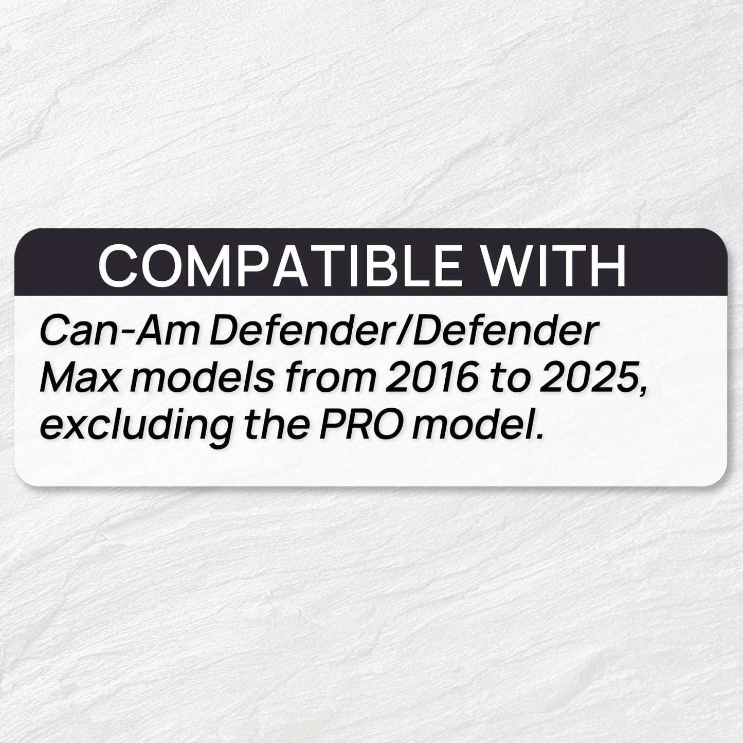 Bed Mat Liner Compatible with Can-am Defender HD5/HD8/HD10/MAX 2016 2017 2018 2019 2020 2021 2022 2023 2024 2025 (Not for Pro Model) All Weather Protector Cargo Accessories