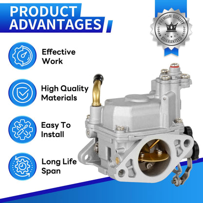 3V2031000M Upgraded Carburetor Compatible with Tohatsu MFS9.8A-B (9.8HP, tiller handle only) MFS9.8A2 MFS9.8A3, for Nissan NSF9.8A2 NSF9.8A3 9.8HP Four-Stroke Outboard Carburetor