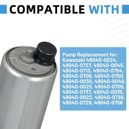 49040-0024 49040-0727 49040-0045 49040-0713 49040-0754 Upgraded In-Tank Fuel Pump Compatible with Kawasaki Vulcan 900 Classic Custom 2007-2021