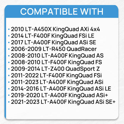 44300-45G21 44300-45G20 Upgraded EFI Fuel Pressure Regulator Compatible with Suzuki ATV QuadRacer LT-R450 2006-2009 KingQuad LT-A400F LT-F400F 2008-2023 Rebuild Kit 3.0 Bar 15100-45G02 15100-33H01