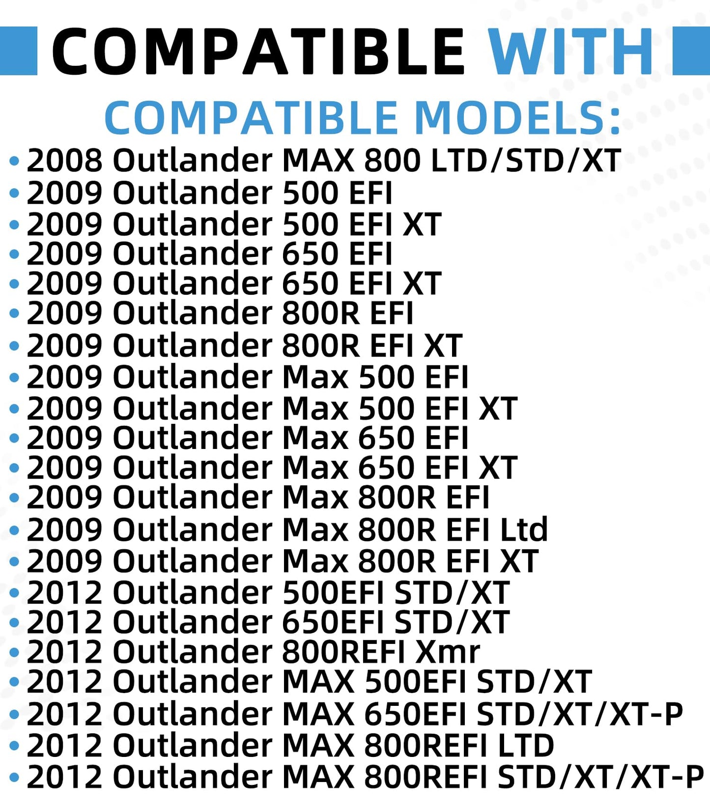 709200410 Upgraded Radiator Compatible with Can-Am Outlander 500 650 800 800R Max 4x4 STD XT EFI EFI XT 2006-2014