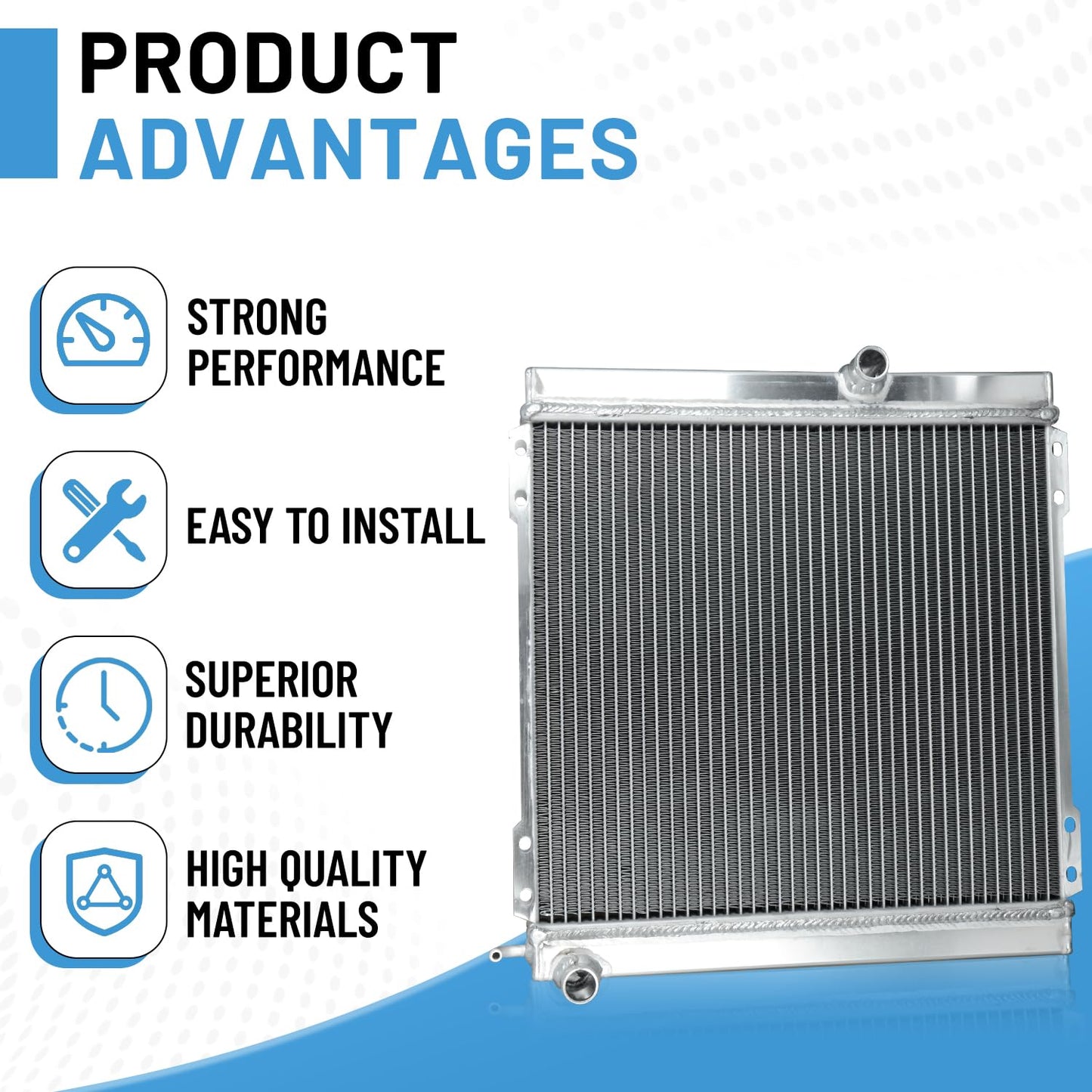 709200703 709200576 Upgraded Radiator Compatible with Can-Am Maverick X3 Max R Trail 800R Sport 1000 Turbo R